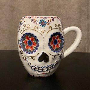 Natural Life, Skeleton Mug. Cup of Happy